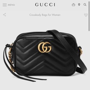 Black Gucci mini bag